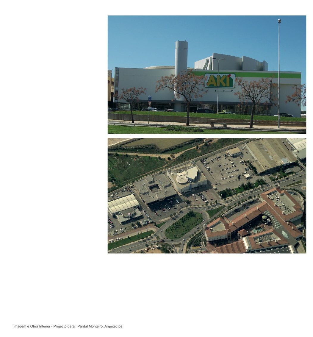 Loja AKI Faro, interiores e consultoria, Faro Shopping, Faro - Brimogal, Sociedade Imobiliária S.A. - 3.253 m2 de construção.