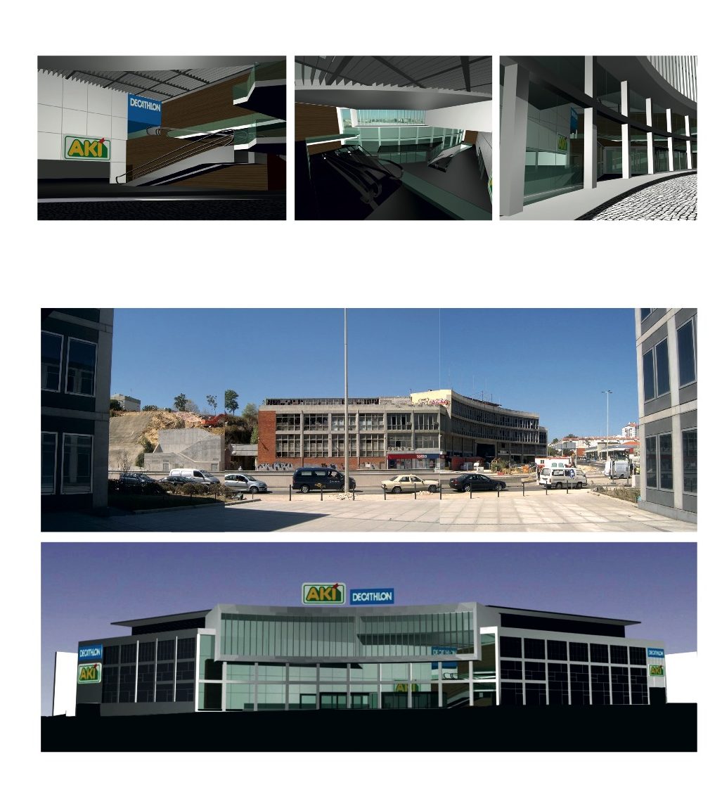 Requalificação do Edifício Batista Russo para duas unidades comerciais e escritórios, Lisboa – DDN, Gestão, Coordenação, Fiscalização – 39.430 m2 de área de construção e 800 lugares de estacionamento em parcela de 8.705 m2.