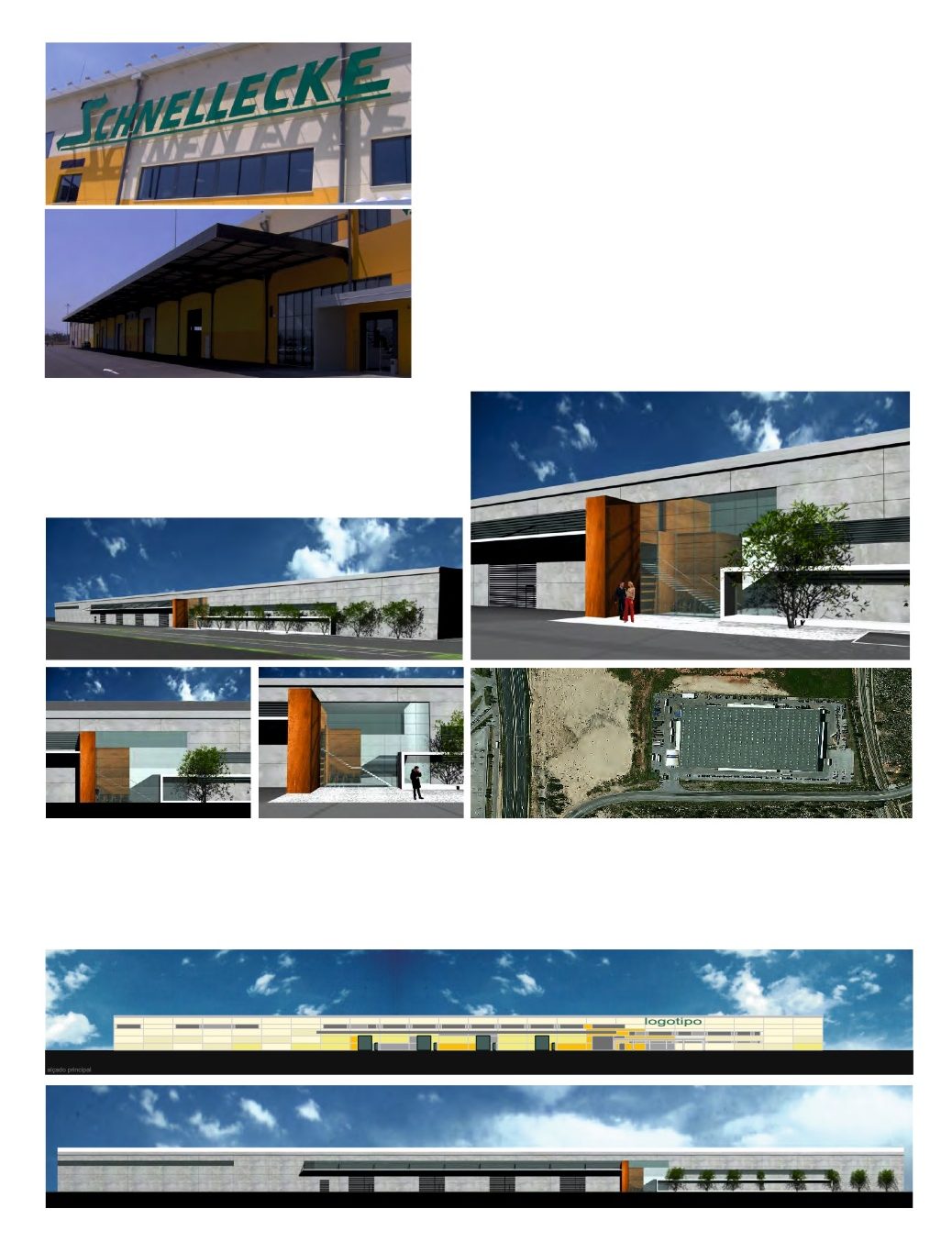 Projeto de alterações do edifício Entreposto Comercial Wagenbild, Schnellecke, Plano de Fachadas, Parque Industrial Europa, Palmela – BPN Imofundos.